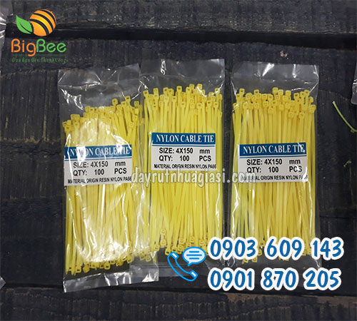 Dây thít nhựa màu cột, buộc, đánh dấu chân gà sỉ giá tốt nhất