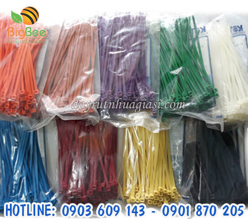 Gía rẻ ưu đãi dây thít nhựa màu
