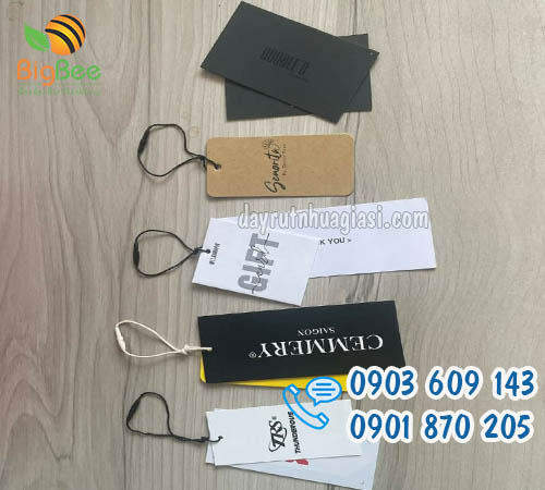 Dây treo nhãn mác chỉ dù cotton giá sỉ ưu đãi