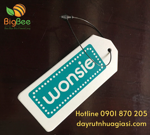 Dây treo nhãn mác kích thước 13 cm