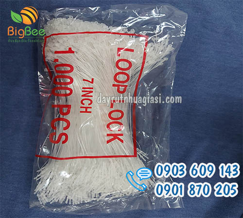 Dây treo nhãn mác nhựa 7 inch sỉ rẻ toàn quốc