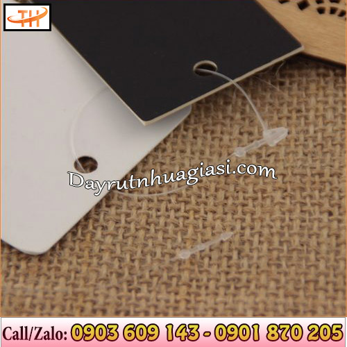 Ứng dụng dây nhựa treo nhãn mác  Ứng dụng dây nhựa treo nhãn mác