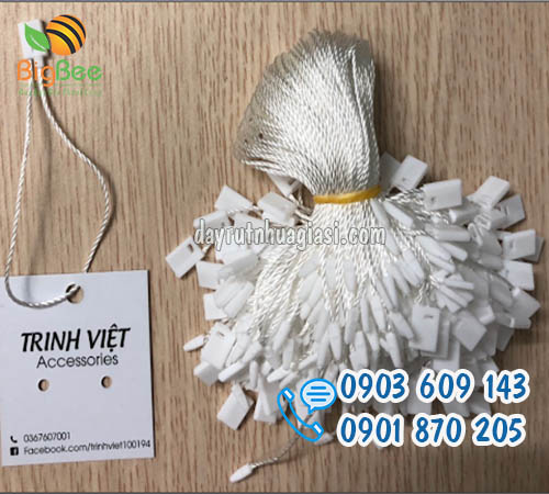 Gía ưu đãi dây treo tag màu trắng