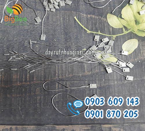 Giá sỉ tại kho dây treo tag bằng chỉ màu xám