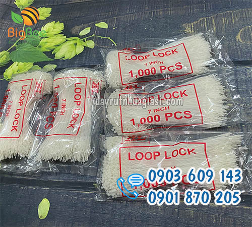 Dây treo tem nhãn bằng nhựa đầu tròn 7 inch giá rẻ tại Bình Dương