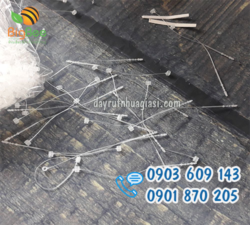 Dây nhựa xỏ thẻ bài màu trắng giá rẻ, uy tín, chất lượng