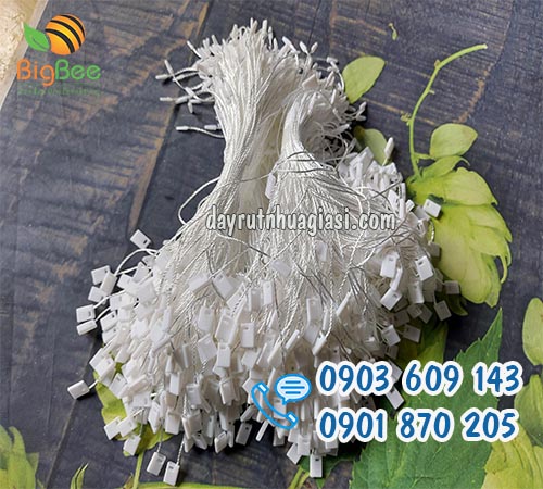 Dây treo thẻ bài bằng chỉ dù màu trắng sỉ rẻ tại TP.HCM