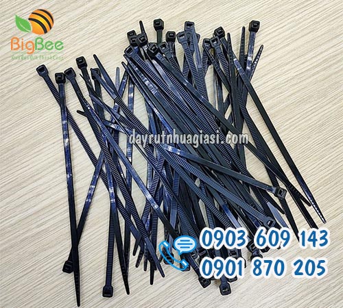 Dây rút nhựa đen 5x300mm bán theo kg giá sỉ rẻ