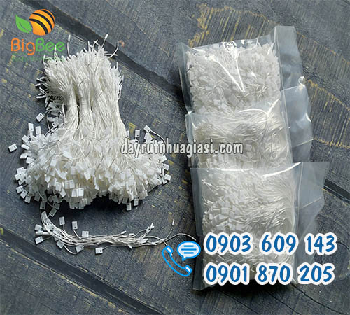 Dây dù xỏ tag, mác, thẻ bài màu trắng sỉ rẻ tốt nhất