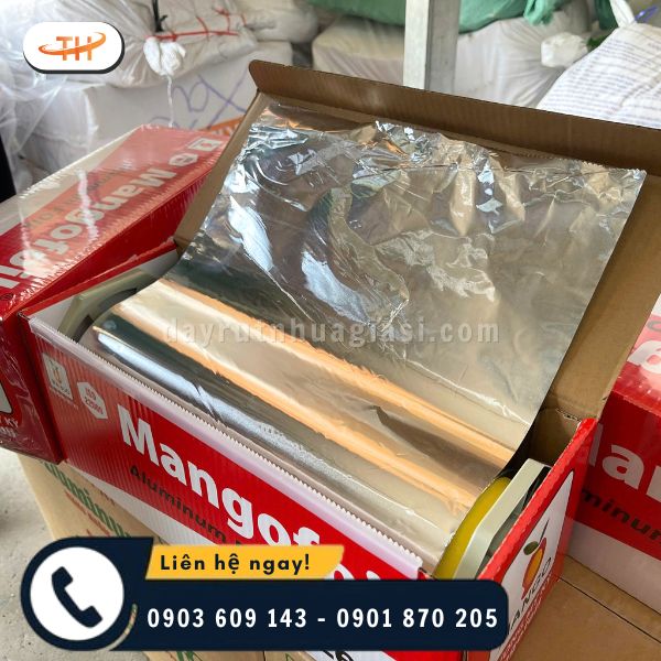 Giấy bạc bọc đồ ăn hay còn gọi là giấy nhôm thực phẩm Giấy bạc bọc đồ ăn hay còn gọi là giấy nhôm thực phẩm