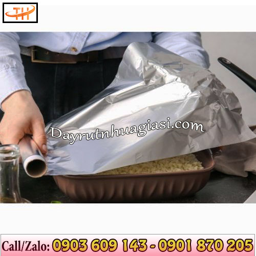 Giấy bạc nướng sử dụng tiện lợi, nhanh chóng Giấy bạc nướng sử dụng tiện lợi, nhanh chóng