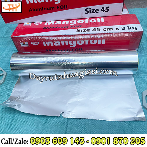 Giấy bạc nướng size 45cm Giấy bạc nướng size 45cm