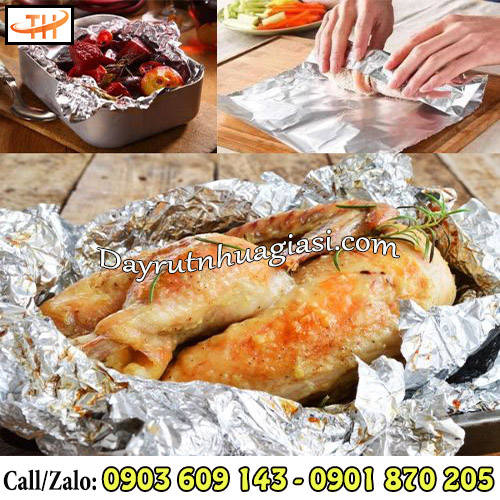 Giấy bạc nướng sử dụng tiện lợi, an toàn Giấy bạc nướng sử dụng tiện lợi, an toàn