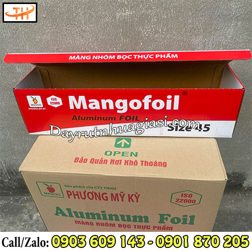 Giấy bạc nướng size 45cm x 3kg Giấy bạc nướng size 45cm x 3kg