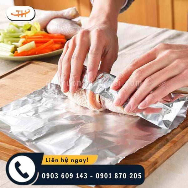 Giấy bạc nướng Mango Foil đa công dụng Giấy bạc nướng Mango Foil đa công dụng