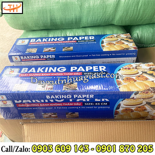 Giấy nướng bánh không thấm dầu đóng hộp kín đáo, tiện lợi, ATVSTP Giấy nướng bánh không thấm dầu đóng hộp kín đáo, tiện lợi, ATVSTP