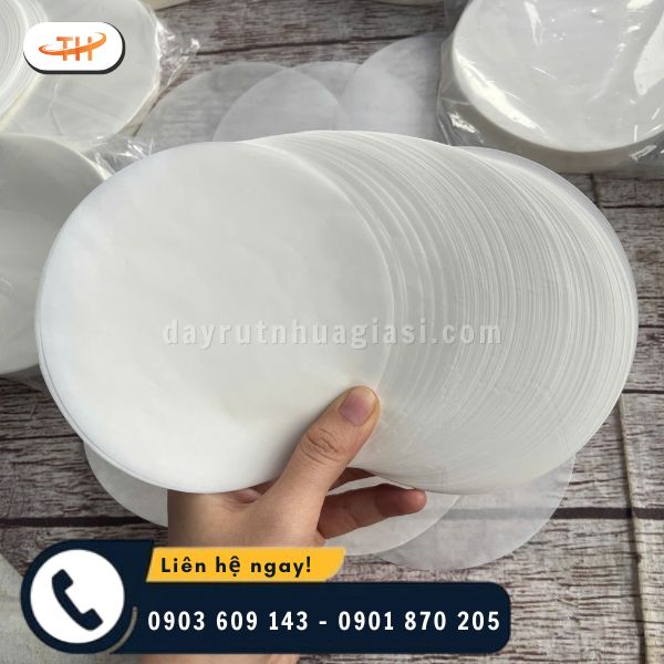 Giấy nến chống tràn miệng ly dùng để lót giữa nắp ly và nắp đậy Giấy nến chống tràn miệng ly dùng để lót giữa nắp ly và nắp đậy