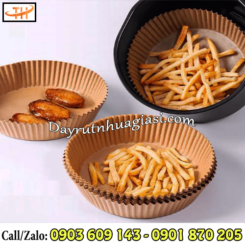 Giấy nến lót nồi chiên không dầu Giấy nến lót nồi chiên không dầu