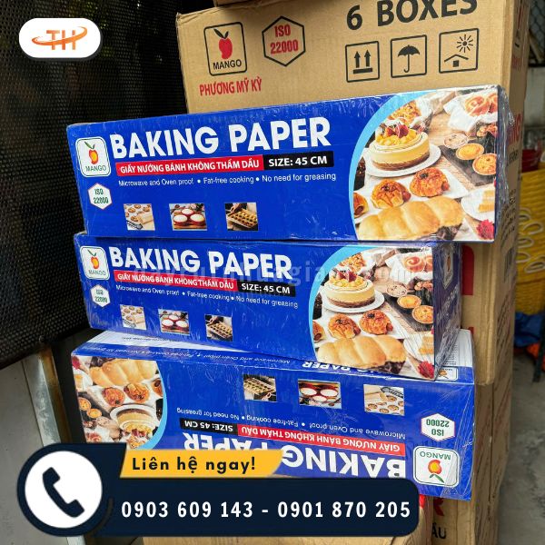 Giấy nến nướng bánh Mango với chất liệu an toàn sức khoẻ Giấy nến nướng bánh Mango với chất liệu an toàn sức khoẻ