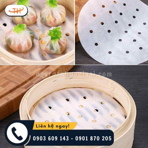Thu Hồng cung cấp giấy nến tròn chống dính, nhiều size, giao nhanh Giấy nến tròn giúp thoát hơi tốt