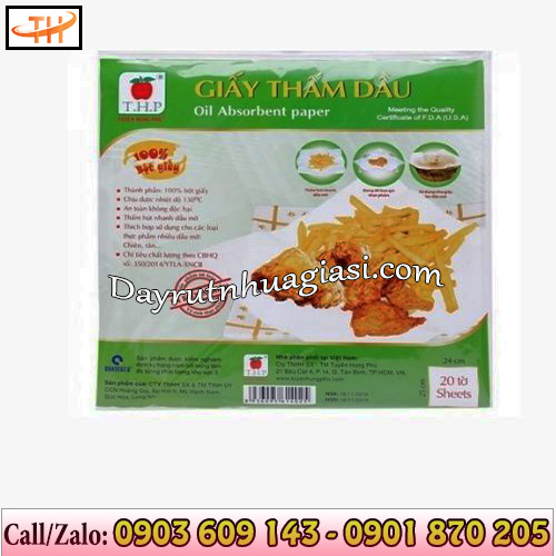 Giấy thấm dầu sử dụng tiện lợi Giấy thấm dầu sử dụng tiện lợi