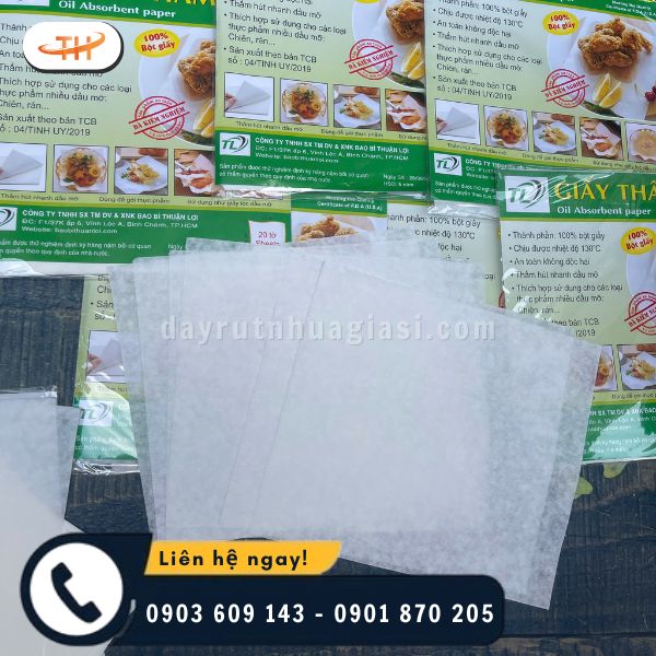 Giấy thấm dầu thực phẩm thân thiện với môi trường Giấy thấm dầu thực phẩm thân thiện với môi trường