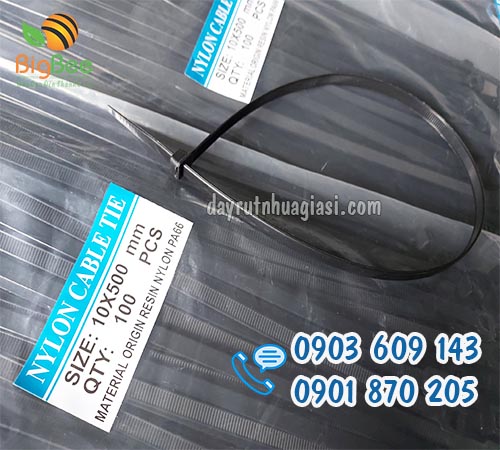 Dây rút nhựa đen bản lớn lấy sỉ uy tín chất lượng