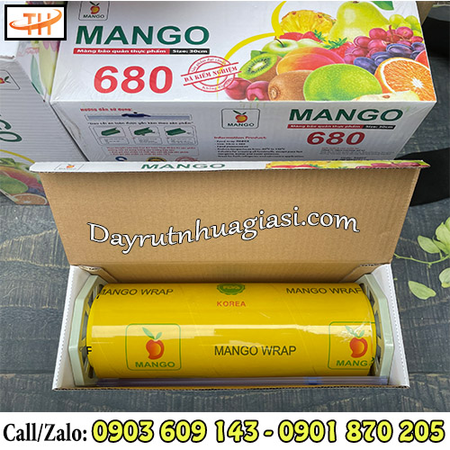 Màng bọc thực phẩm Mango 680 x 30cm Màng bọc thực phẩm Mango 680 x 30cm