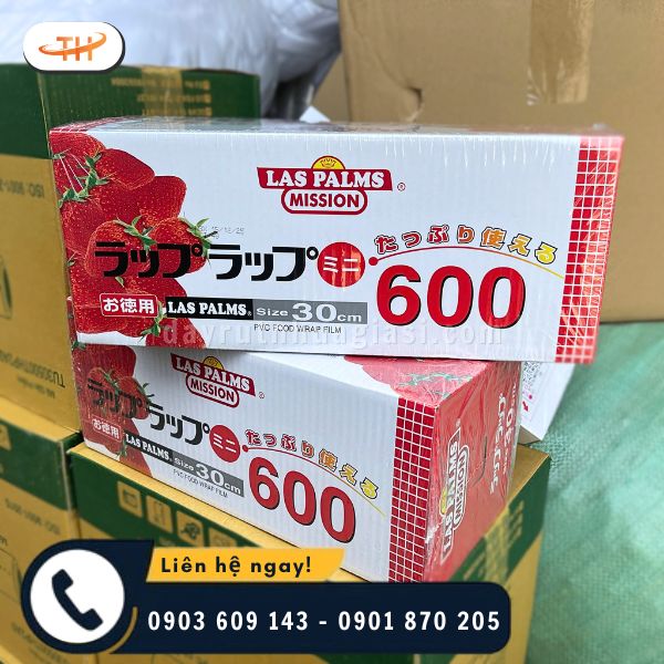Màng bọc thực phẩm Las Palms được làm từ màng nhựa PVC chuyên dụng Màng bọc thực phẩm Las Palms được làm từ màng nhựa PVC chuyên dụng
