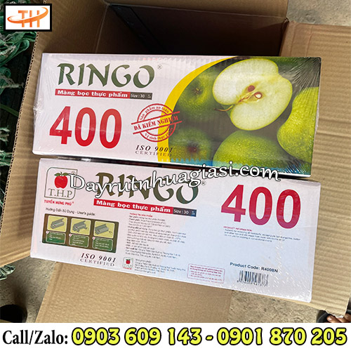 Cuộn màng bọc thực phẩm RINGO 400 Cuộn màng bọc thực phẩm RINGO 400