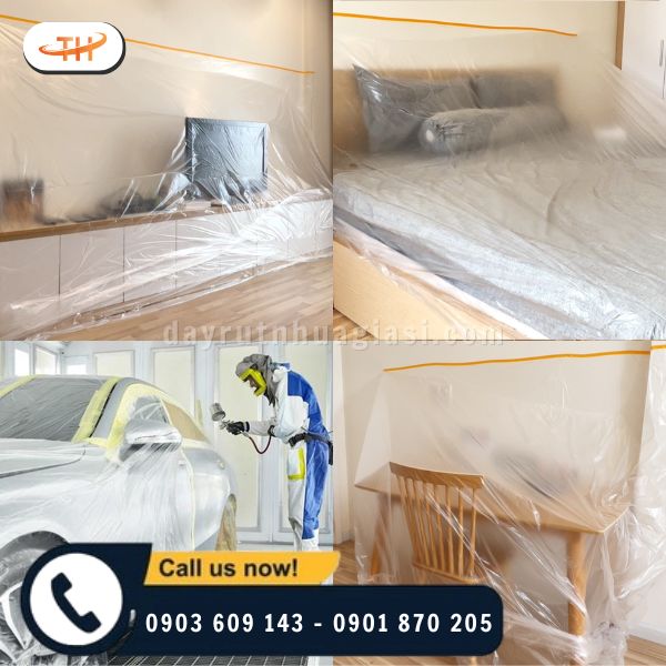 Màng che sơn với nhiều công dụng tiện lợi Màng che sơn với nhiều công dụng tiện lợi