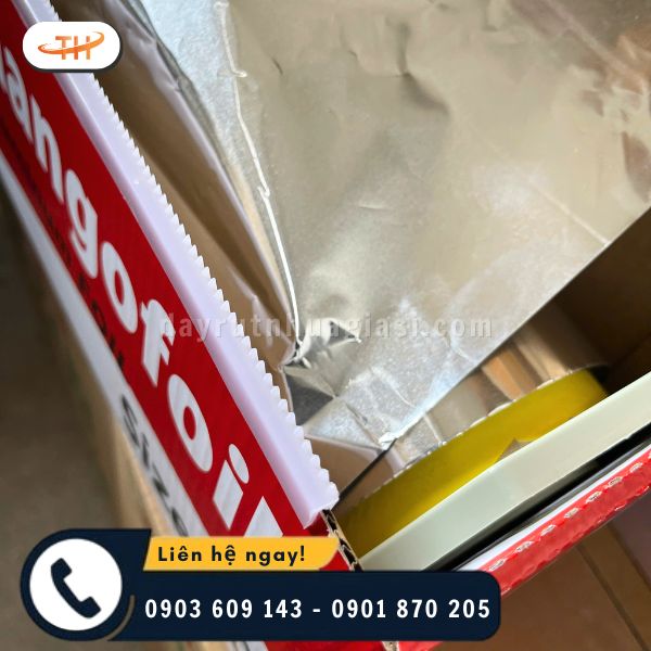 Màng nhôm bọc thực phẩm có độ dày ổn định và dễ xé Màng nhôm bọc thực phẩm có độ dày ổn định và dễ xé