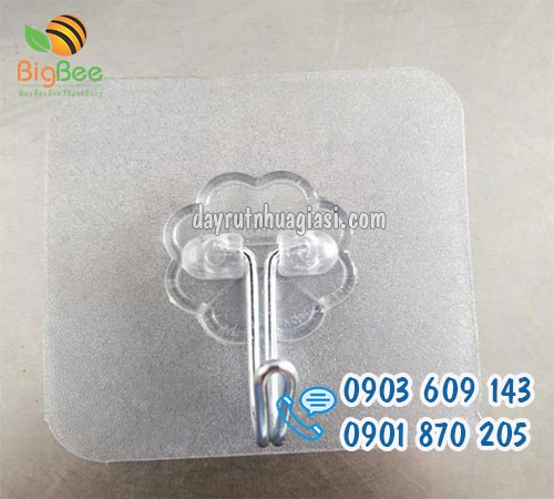 Móc dán tường trong suốt chịu lực tốt giá rẻ