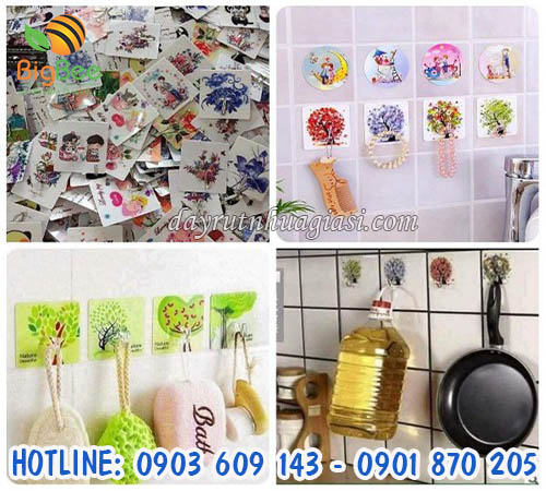 Móc dán tường đa năng giá rẻ