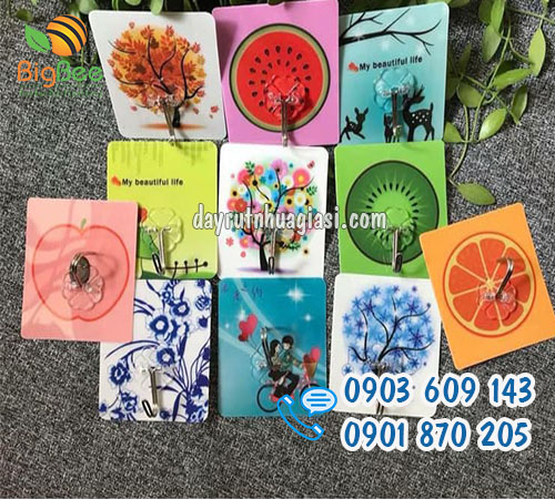 Móc dán tường in hình 3D giá tốt cho các đại lý