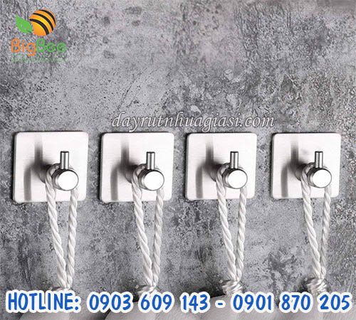 Móc dán tường inox giá sỉ rẻ