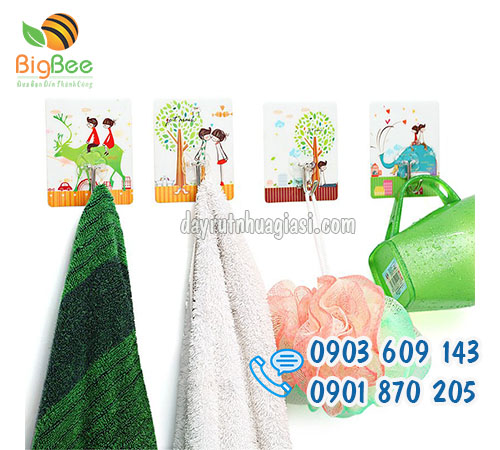 Móc dán tường sỉ rẻ tại TP.HCM