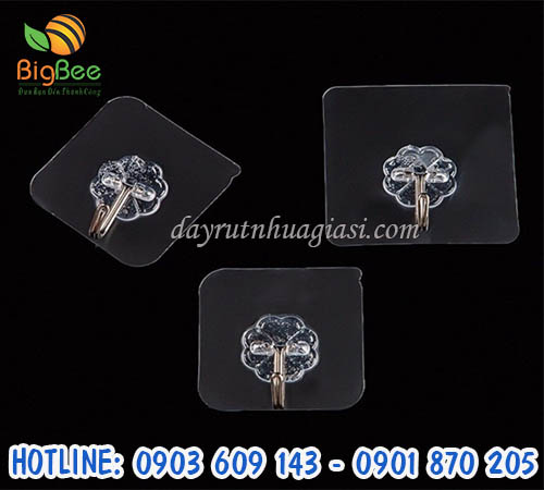 Móc dán tường bằng nhựa treo quần áo giá sỉ rẻ