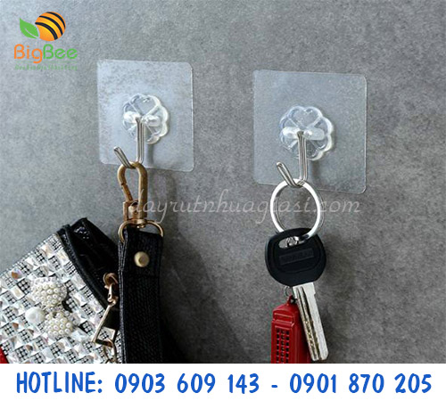 Móc dán tường treo vật dụng trong gia đình gọn gàng tiện lợi