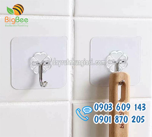 Móc dán tường bền chắc trong suốt
