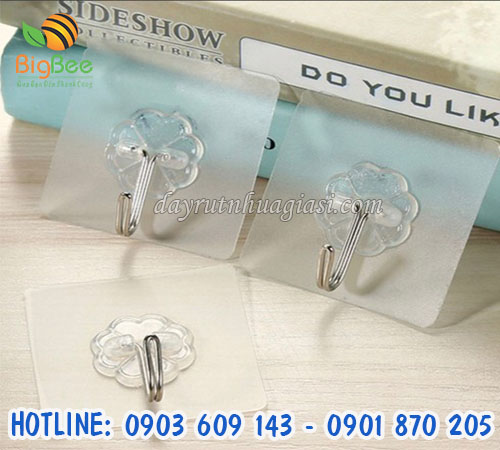 Gía sỉ rẻ móc dán tường trong suốt bền dính