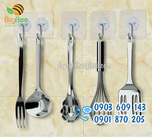 Móc dán tường trong suốt treo đồ các loại giá rẻ