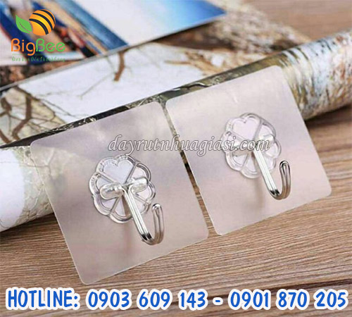 Móc dán tường trong suốt sỉ rẻ