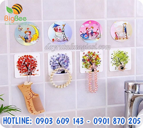 Thu Hồng đại lý phân phối móc dán tường bằng nhựa