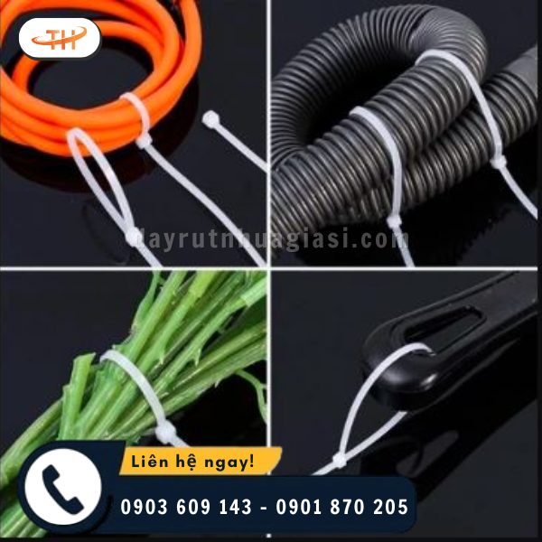 Một vài ứng dụng thực tế của dây rút nhựa Một vài ứng dụng thực tế của dây rút nhựa