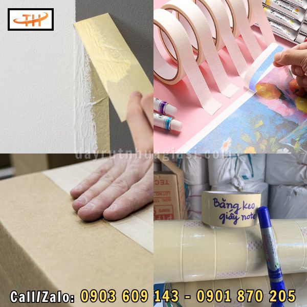 Những ứng dụng tuyệt vời của băng keo giấy Những ứng dụng tuyệt vời của băng keo giấy