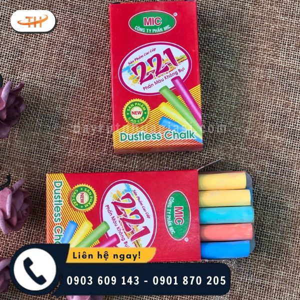 Phấn màu MIC 221 với 4 màu tinh tế Phấn màu MIC 221 với 4 màu tinh tế