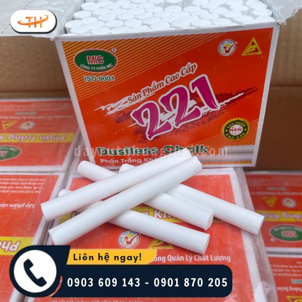 Phấn trắng MIC 221 - Dòng phấn viết cao cấp Phấn trắng MIC 221 - Dòng phấn viết cao cấp