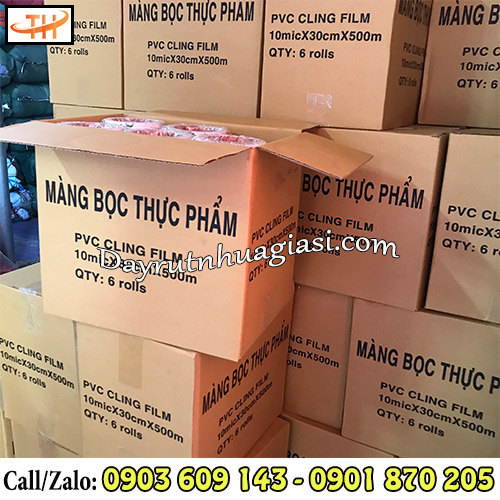 Màng bọc thực phẩm không hộp sẵn số lượng lớn tại kho Màng bọc thực phẩm không hộp sẵn số lượng lớn tại kho