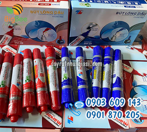 Bút lông dầu Thiên Long màu xanh, đỏ sỉ giá tốt nhất